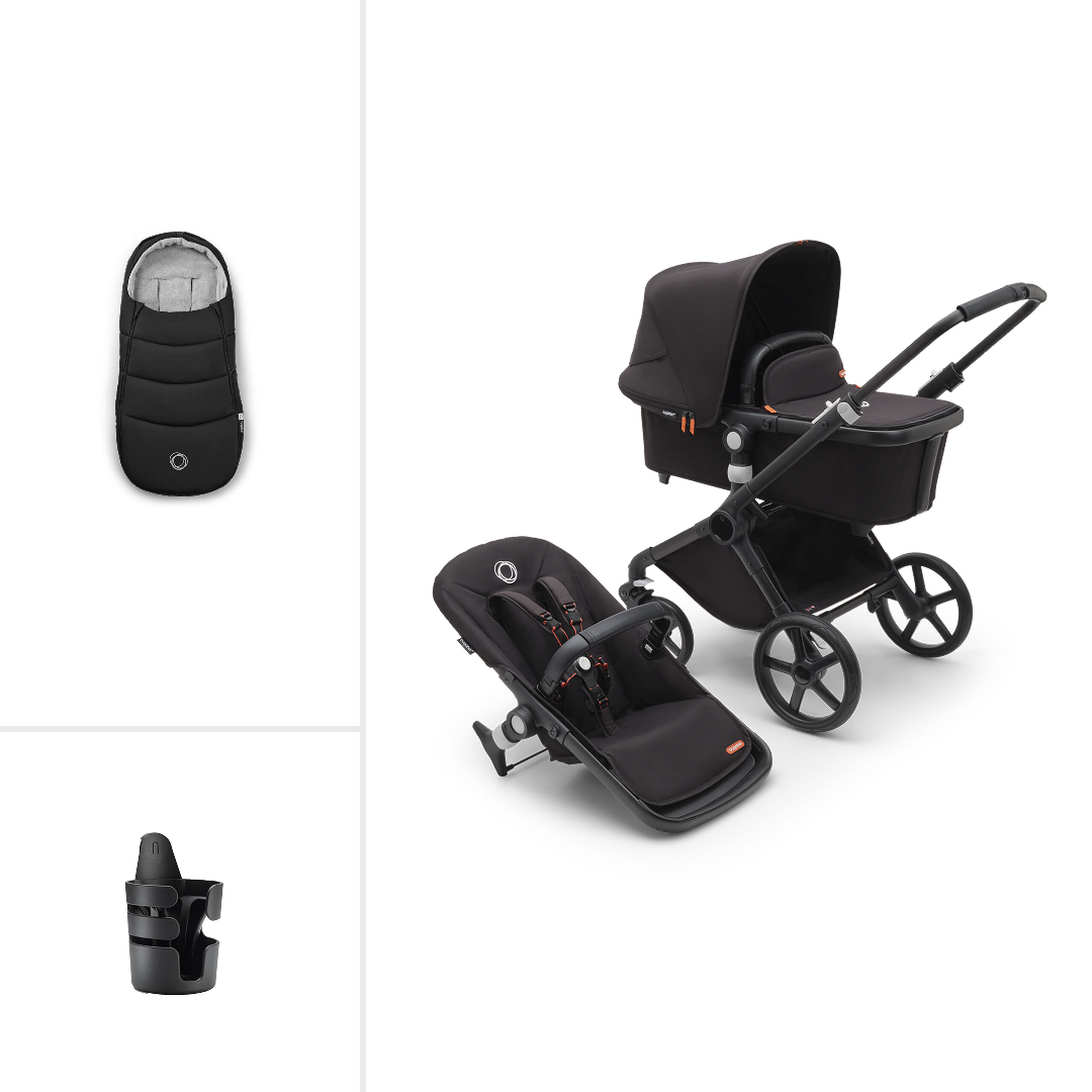 Bugaboo Fox Cub Essential Pushchair Bundle - Thumbnail Slide 1 of 4