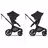 Bugaboo Fox 5 Renew 2-in-1 pram black base, cocoa brown fabrics, cocoa brown sun canopy - Thumbnail Slide 6 of 13