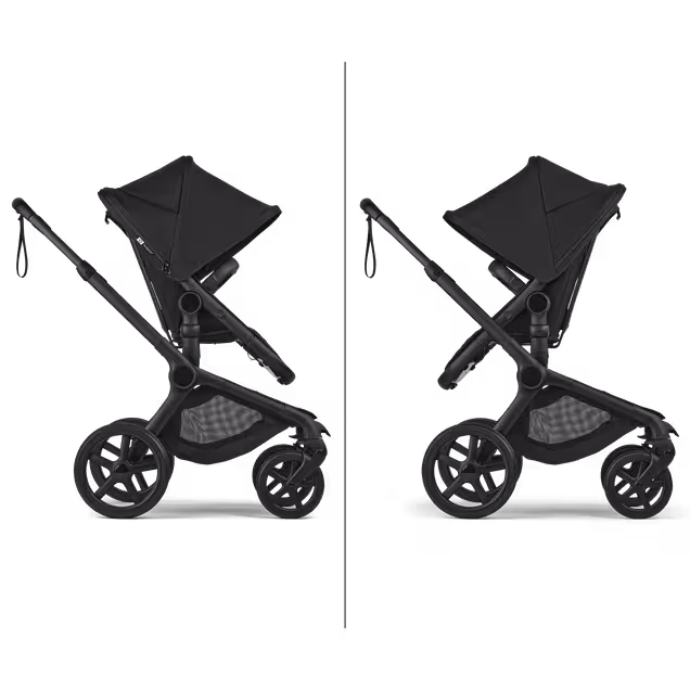 Bugaboo Fox 5 Renew 2-in-1 pram black base, cocoa brown fabrics, cocoa brown sun canopy - Main Image Slide 6 of 13