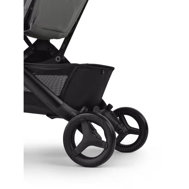 Bugaboo Butterfly 2 Plus travel stroller black base, heritage black fabrics, heritage black sun canopy - Main Image Slide 10 of 12