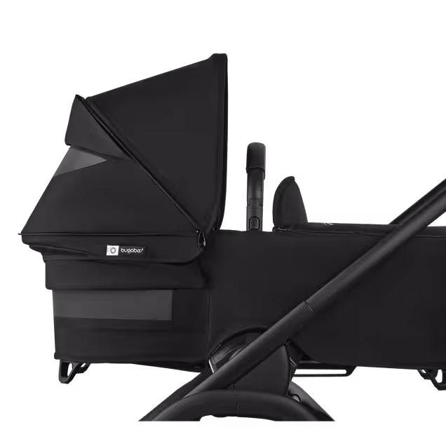 Bugaboo x Konges SlØjd limited edition Dragonfly Plus 2-in-1 stroller black base, dusty pink fabrics, dusty pink sun canopy - Main Image Slide 8 of 10