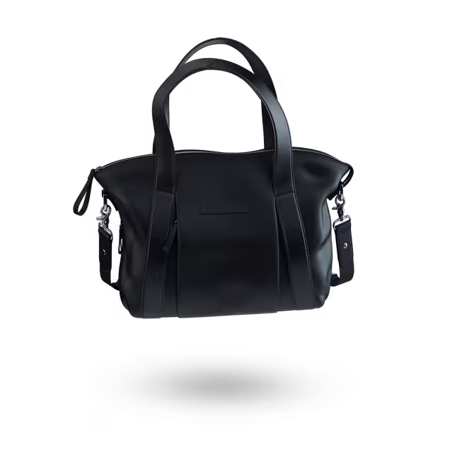 Storksak + Bugaboo leather bag BLACK - Main Image Slide 2 of 8