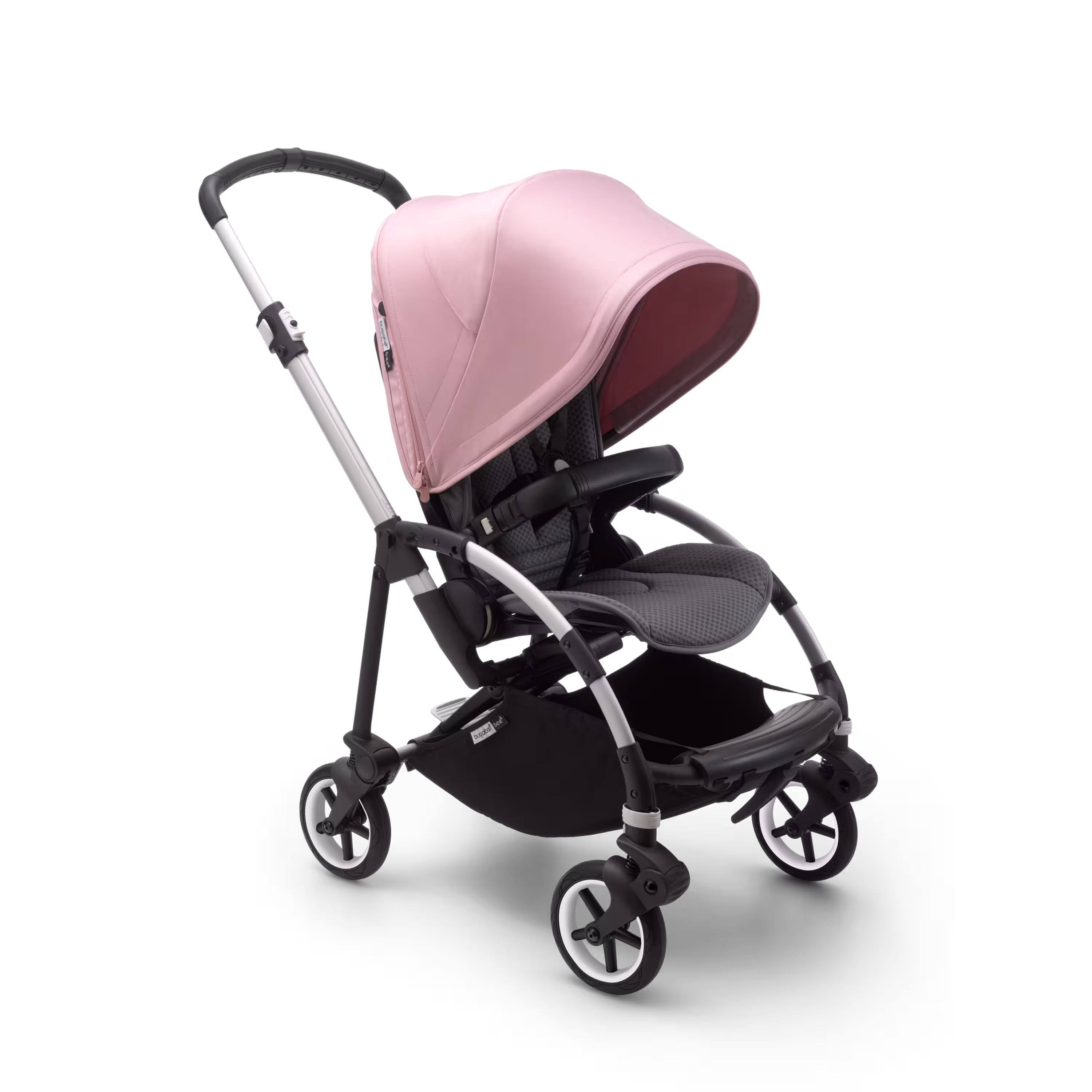Bugaboo Bee6 complete NA ALU/GREY-SOFT PINK - Main Modal Image Slide 1 of 3