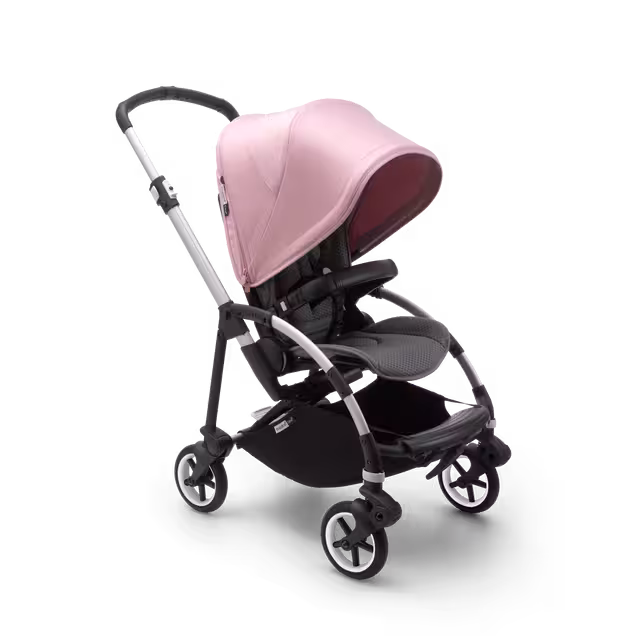 Bugaboo Bee6 complete NA ALU/GREY-SOFT PINK - Main Image Slide 1 of 3