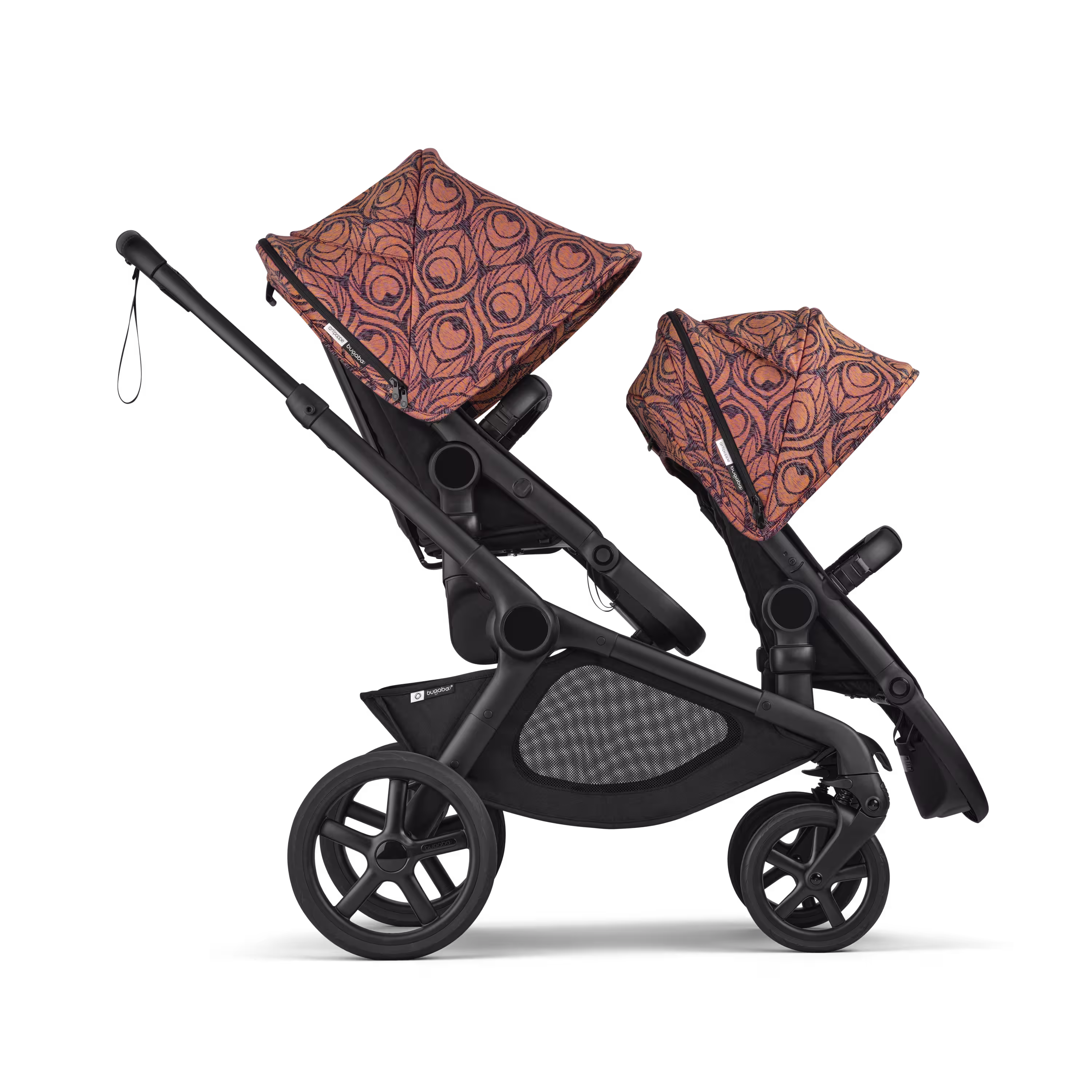 Bugaboo X Artipoppe Kangaroo Limited Edition 2-in-1 stroller black base, heritage black fabrics, bugaboo x artipoppe sun canopy - Main Modal Image Slide 4 of 12