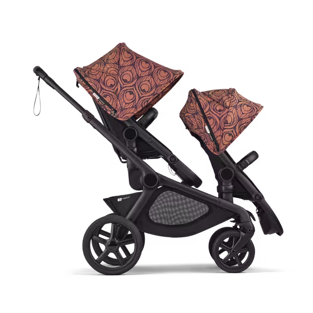 Bugaboo X Artipoppe Kangaroo Limited Edition 2-in-1 stroller black base, heritage black fabrics, bugaboo x artipoppe sun canopy - Main Image Slide 4 of 12