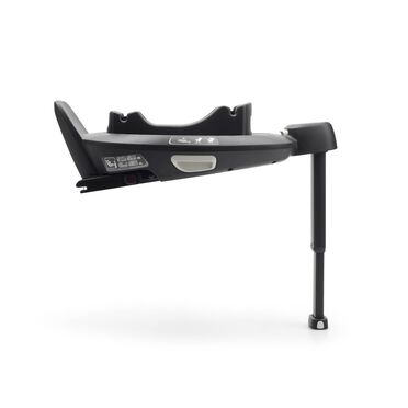 Side view of Bugaboo 360 ISOFIX Base by Nuna car seat base with stability leg. - view 2