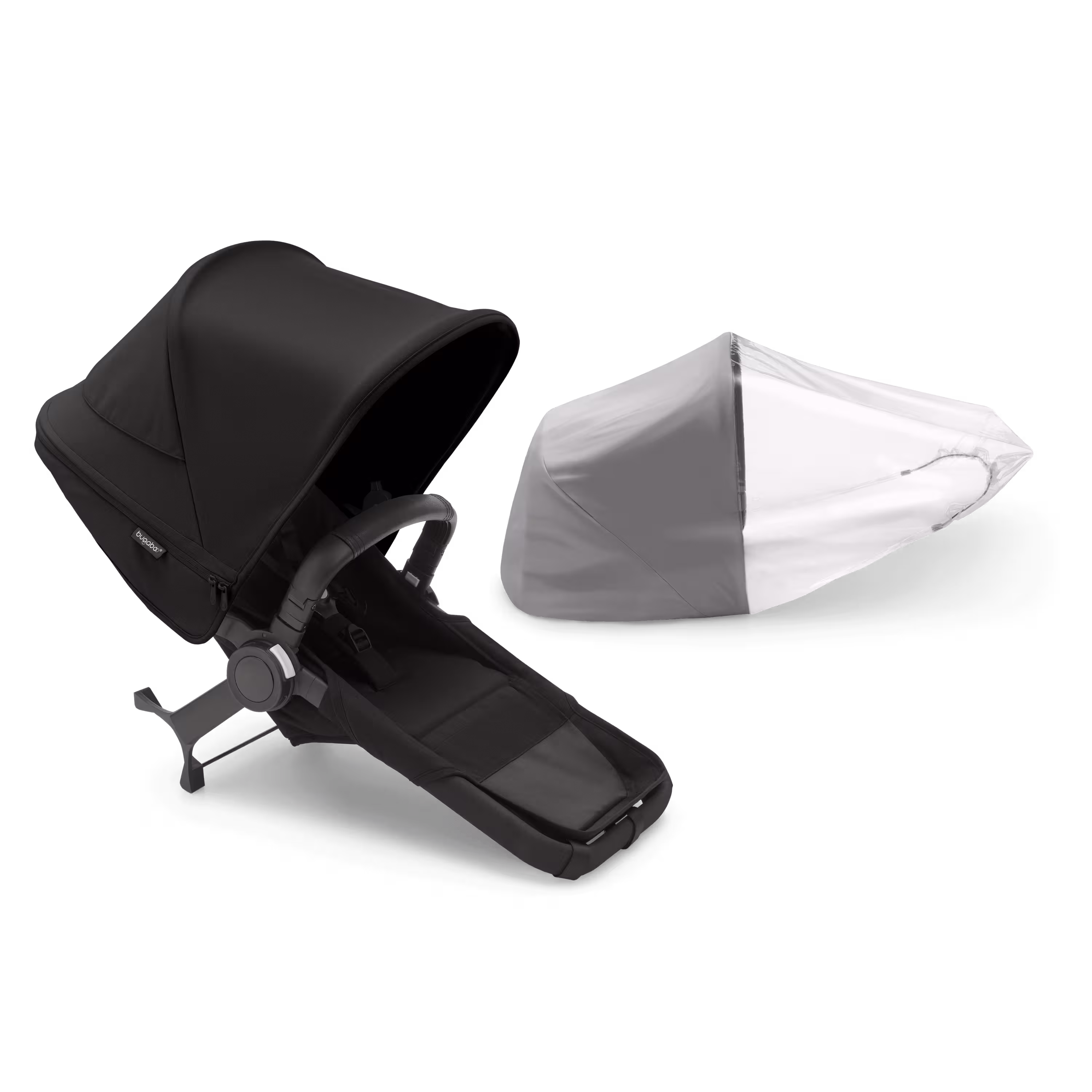 Bugaboo Donkey 5 Duo extension complete RW fabric NA MIDNIGHT BLACK-MIDNIGHT BLACK - Main Modal Image Slide 1 of 2