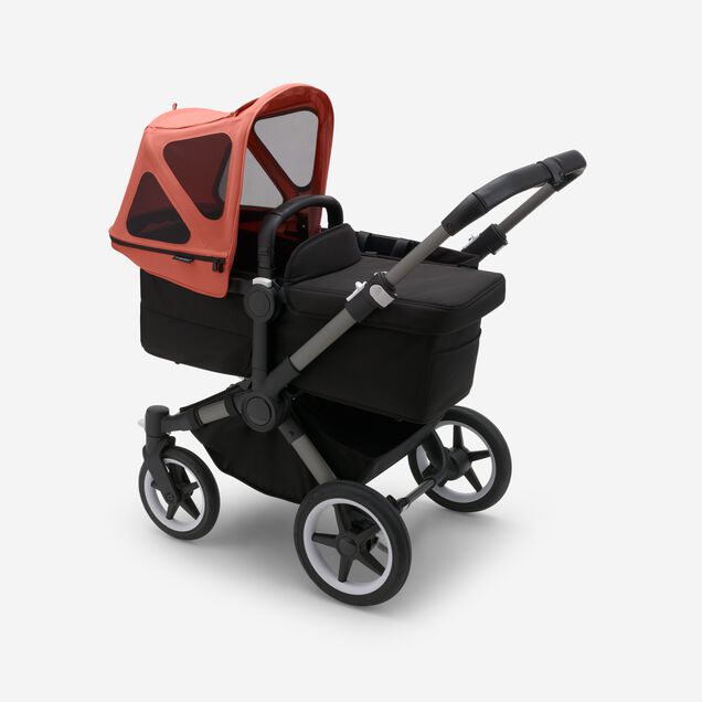 Refurbished Bugaboo Donkey breezy sun canopy Sunrise red - Main Image Slide 2 of 4