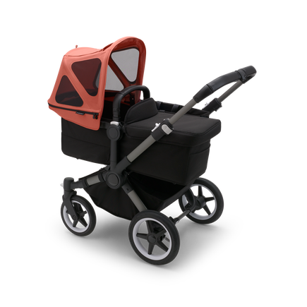 PP Bugaboo Donkey breezy sun canopy Sunrise red - view 2