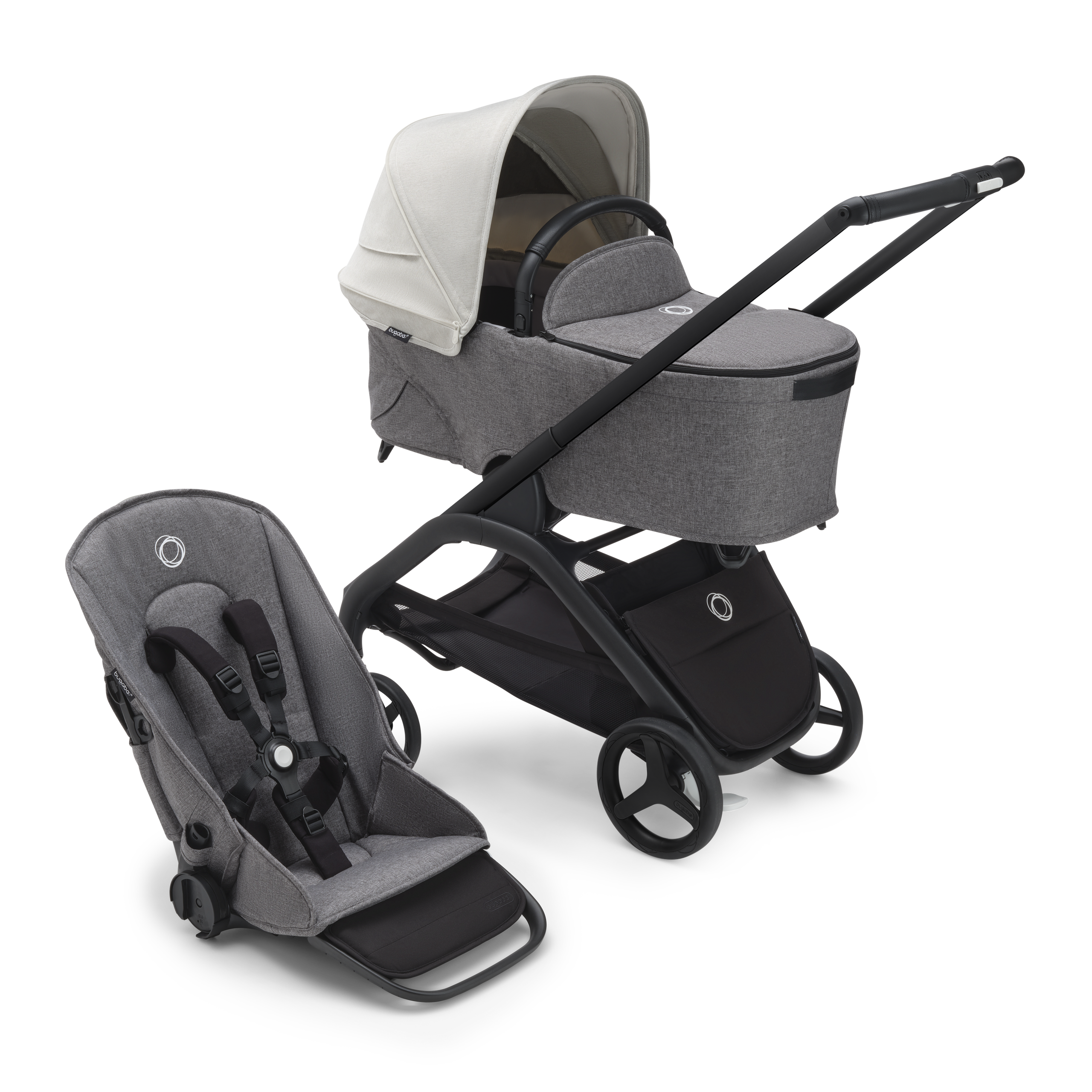 【あけぼの様】Bugaboo Dragonfly A型ストローラー バガブー ドラゴンフライ A型ストローラー ミスティーホワイト sun