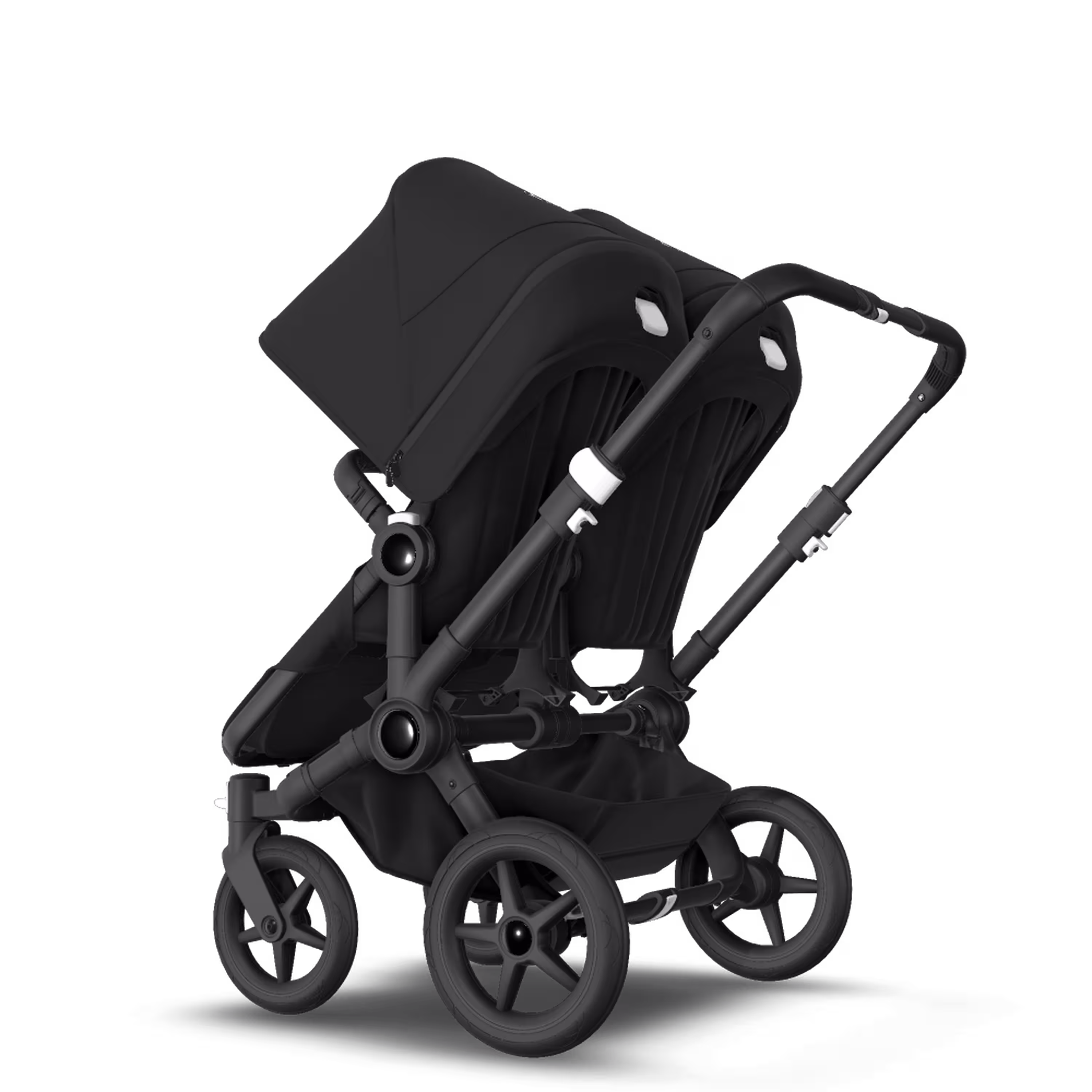 Bugaboo Donkey 3 twin black sun canopy, black seat, black chassis - Main Modal Image Slide 5 of 5