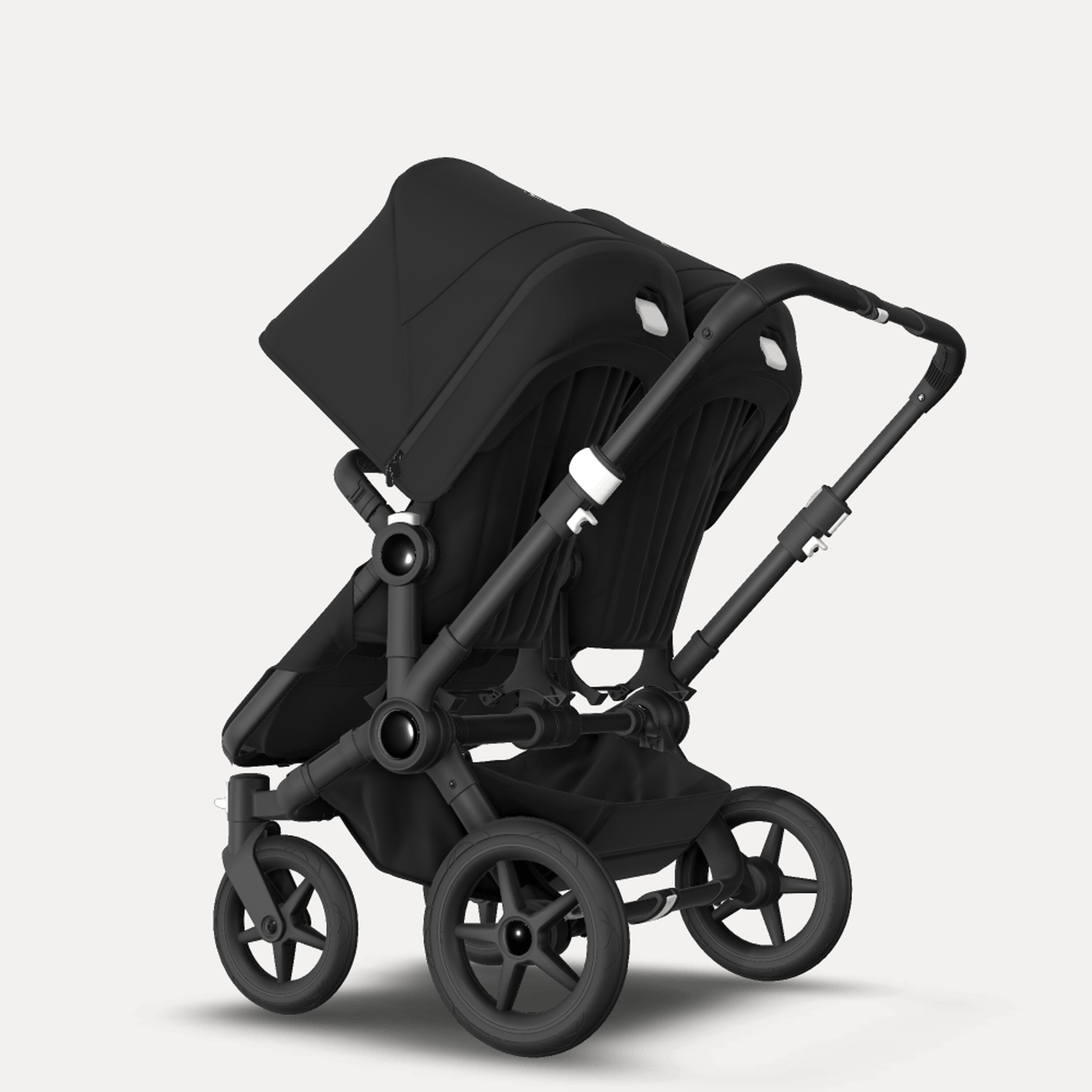 Bugaboo Donkey 3 twin black sun canopy, black seat, black chassis - Main Modal Image Slide 5 of 5
