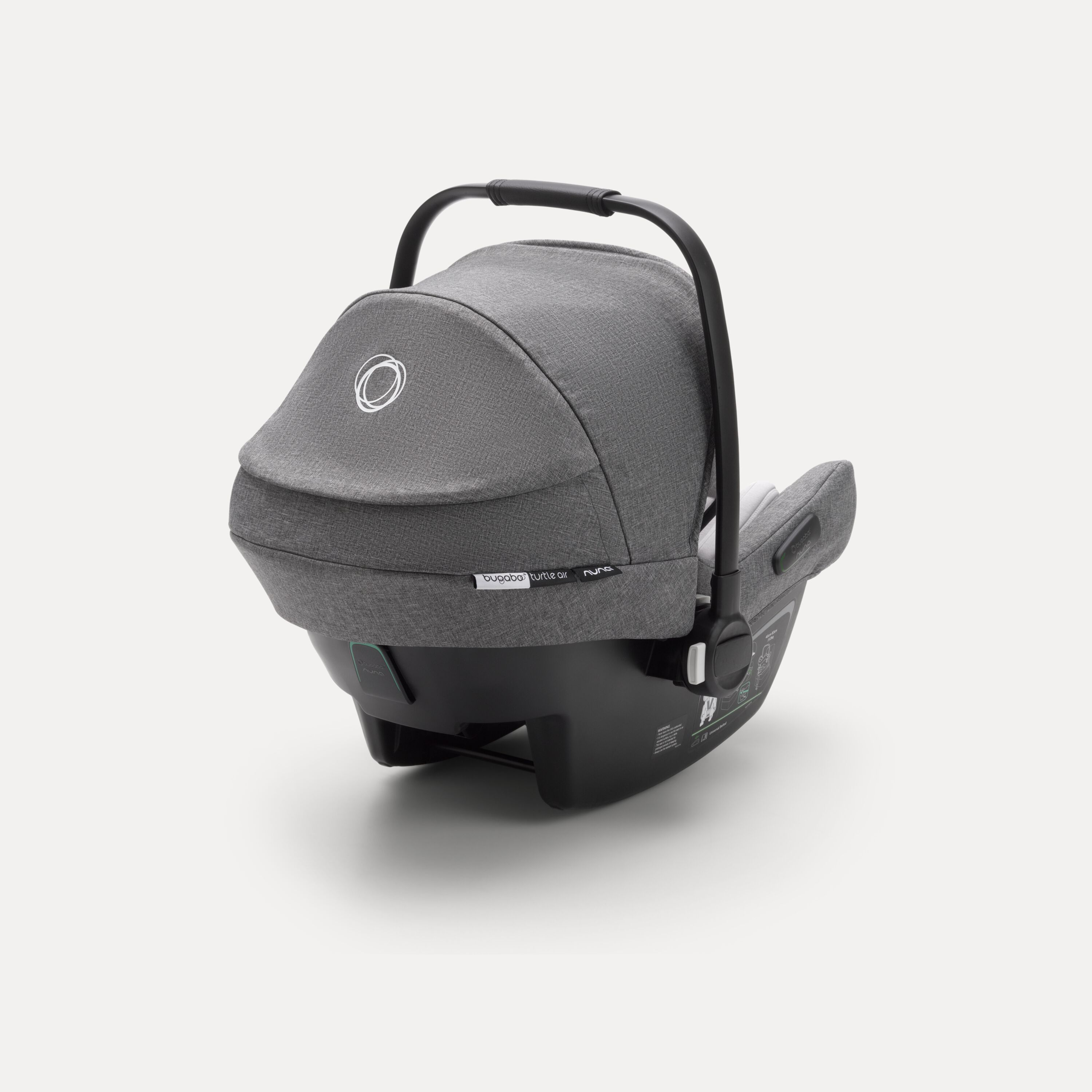 Bugaboo Bee 5 travel system grey melange sun canopy, grey melange fabrics, aluminium base - Main Modal Image Slide 14 of 18