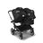 Bugaboo Donkey 5 Duo double stroller graphite base, midnight black fabrics, midnight black sun canopy - Thumbnail Slide 4 of 11