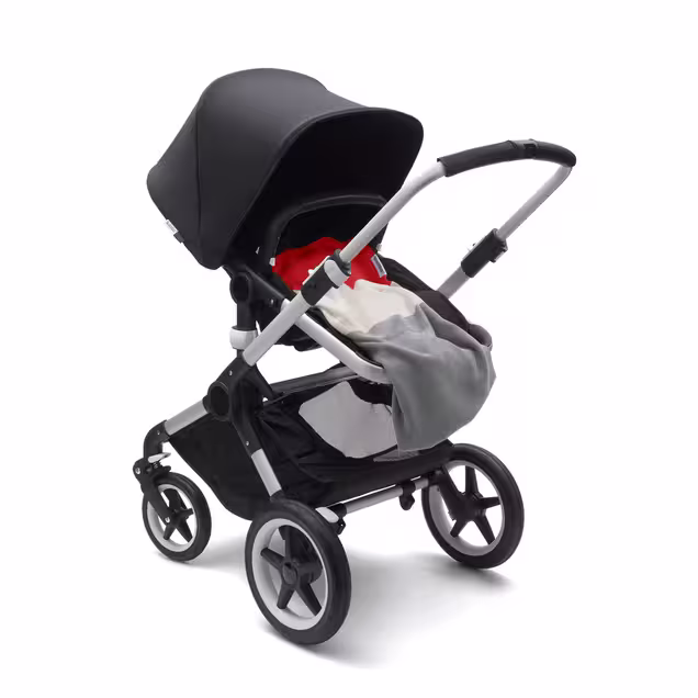 Bugaboo Light Cotton Blanket - NEON RED MULTI - Main Image Slide 9 of 10