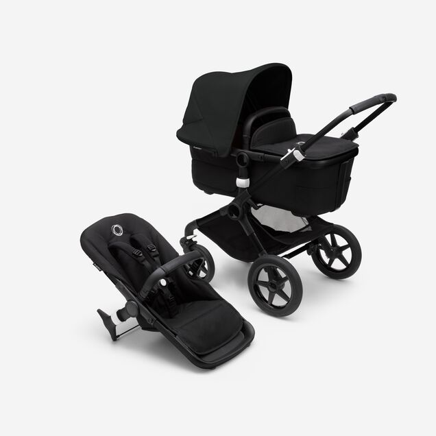 Bugaboo Fox 3 complete US BLACK/MIDNIGHT BLACK-MIDNIGHT BLACK - Main Image Slide 1 of 6