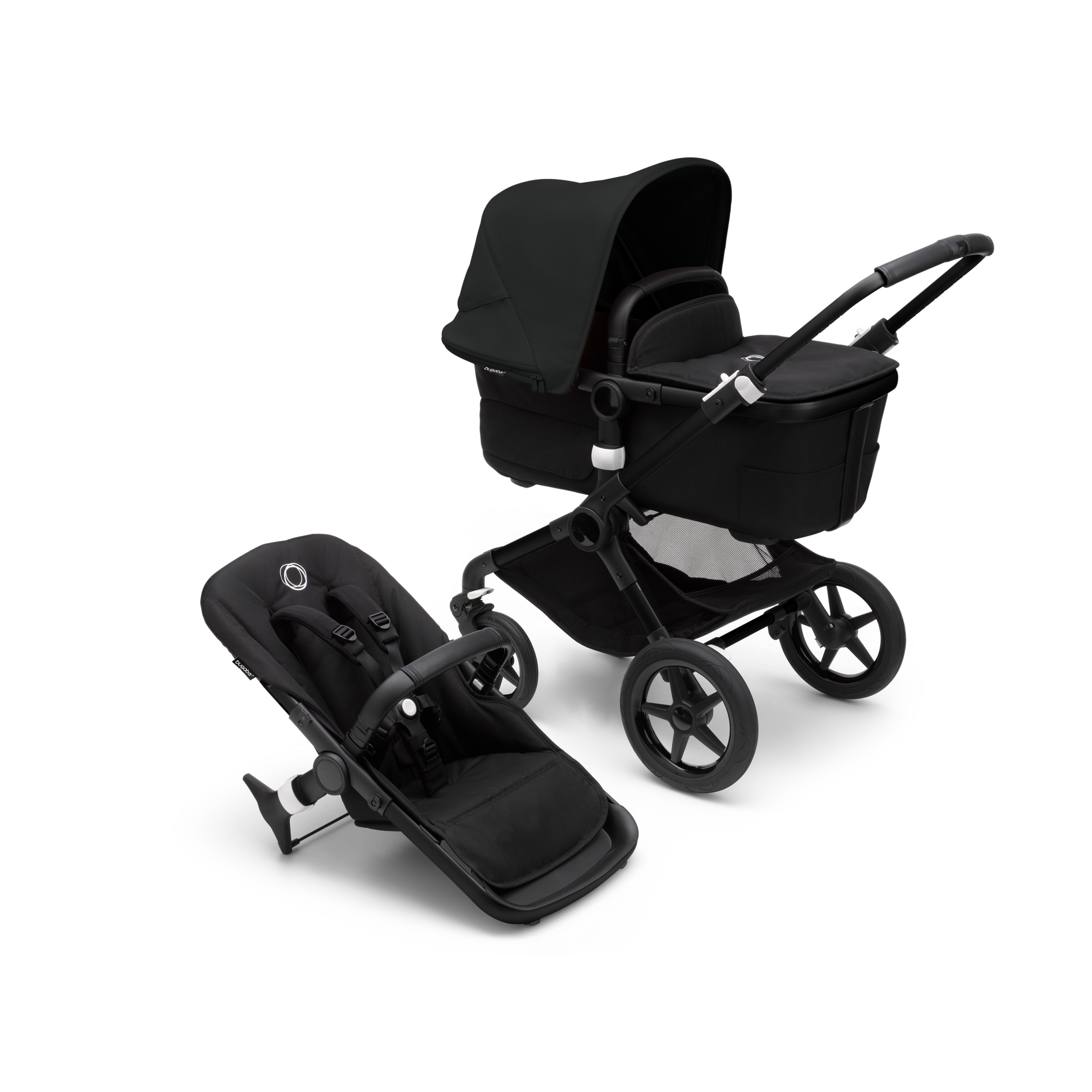 Bugaboo Fox 3 complete US BLACK/MIDNIGHT BLACK-MIDNIGHT BLACK - Thumbnail Slide 1 of 6