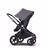 Bugaboo Fox 2 travel system steel blue sun canopy, steel blue fabrics, black base - Thumbnail Slide 9 of 15