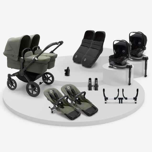 Bugaboo Donkey 5 Twin Ultimate newborn bundle - Main Image Slide 1 of 8