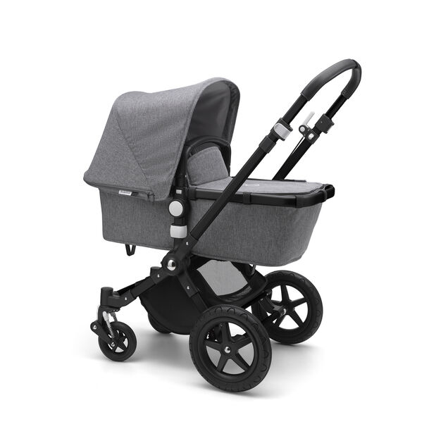 Bugaboo Cameleon 3 Plus seat and bassinet stroller grey melange sun canopy, grey melange fabrics, black base - Main Image Slide 2 of 3