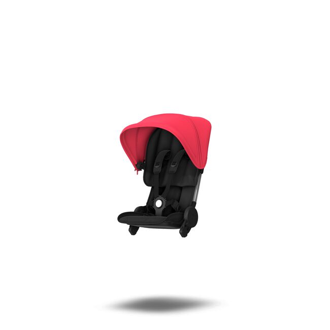 Refurbished Bugaboo Ant style set complete BLACK-NEON RED - Main Image Slide 5 of 7