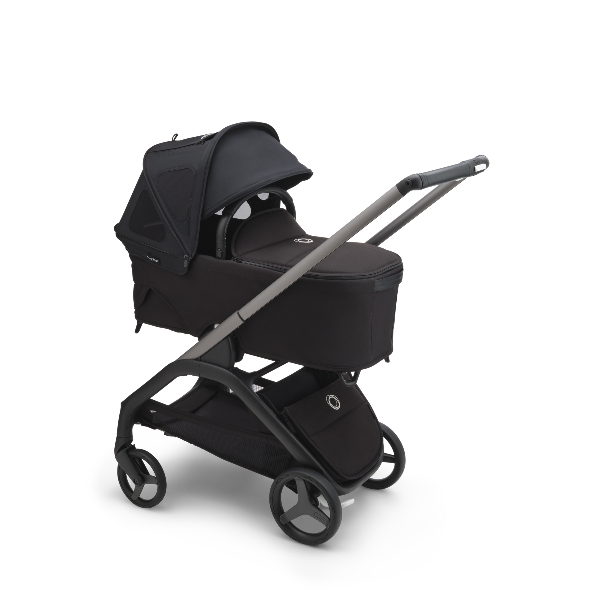 Bugaboo Dragonfly breezy sun canopy MIDNIGHT BLACK - Thumbnail Slide 3 of 5