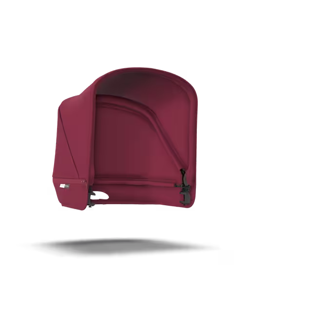 Bugaboo Donkey2 sun canopy RUBY RED - Main Image Slide 5 of 6