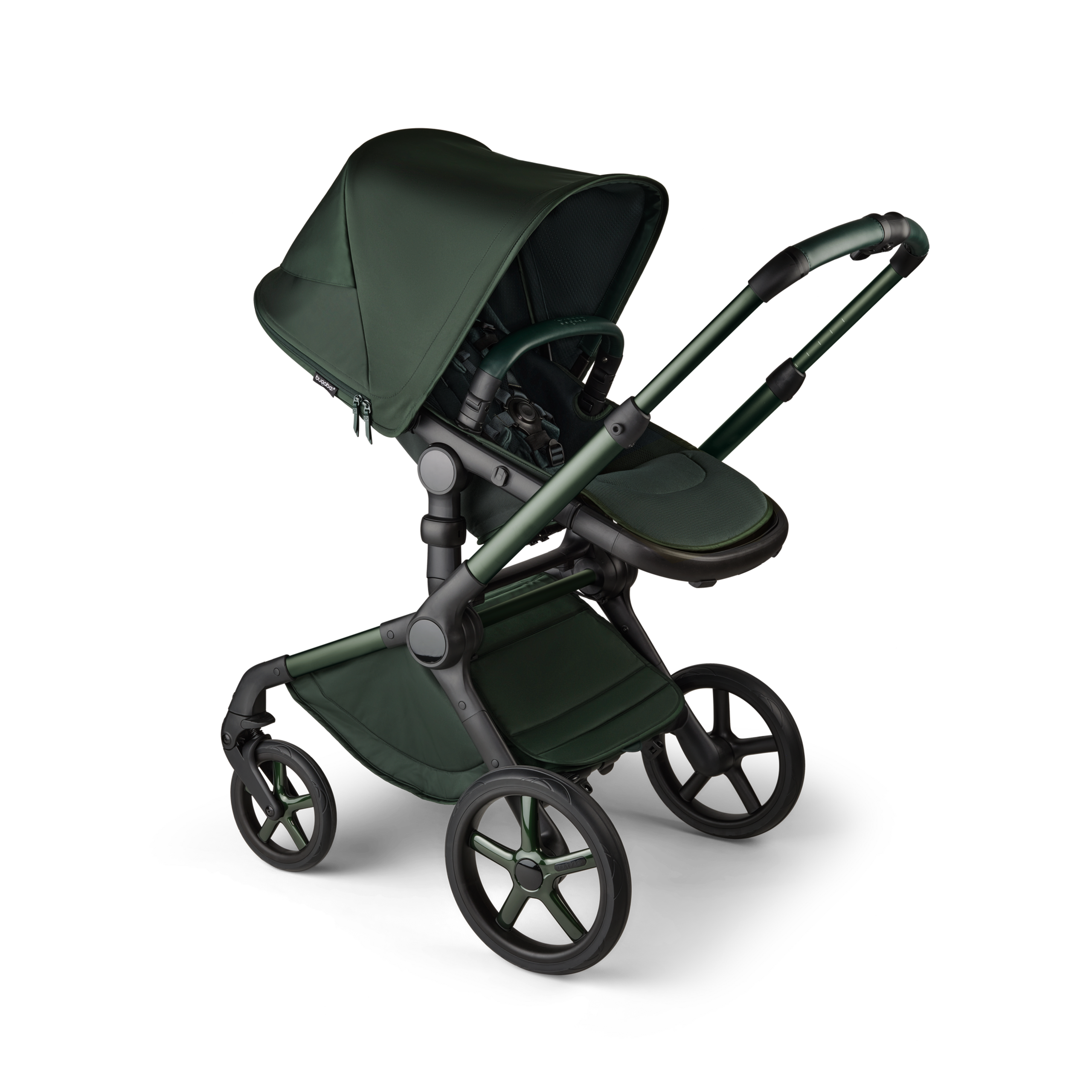 Refurbished Bugaboo Fox 5 complete Noir Limited Edition UK MIDNIGHT GREEN - Thumbnail Slide 2 of 15