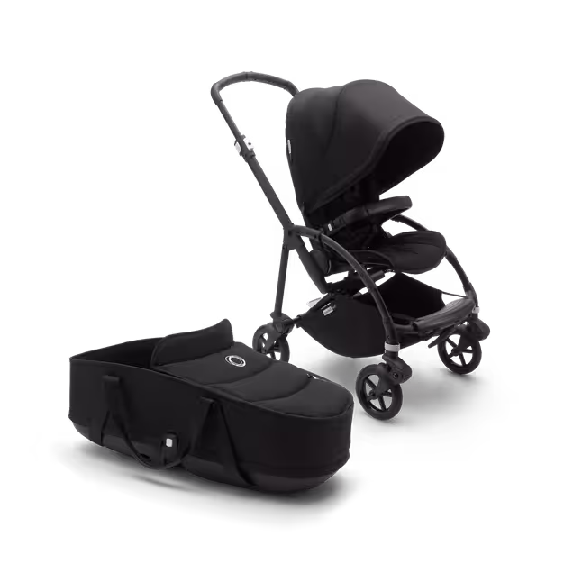PP Bugaboo Bee 6 2-in-1 stroller black sun canopy, black fabrics, black base - Main Image Slide 1 of 5
