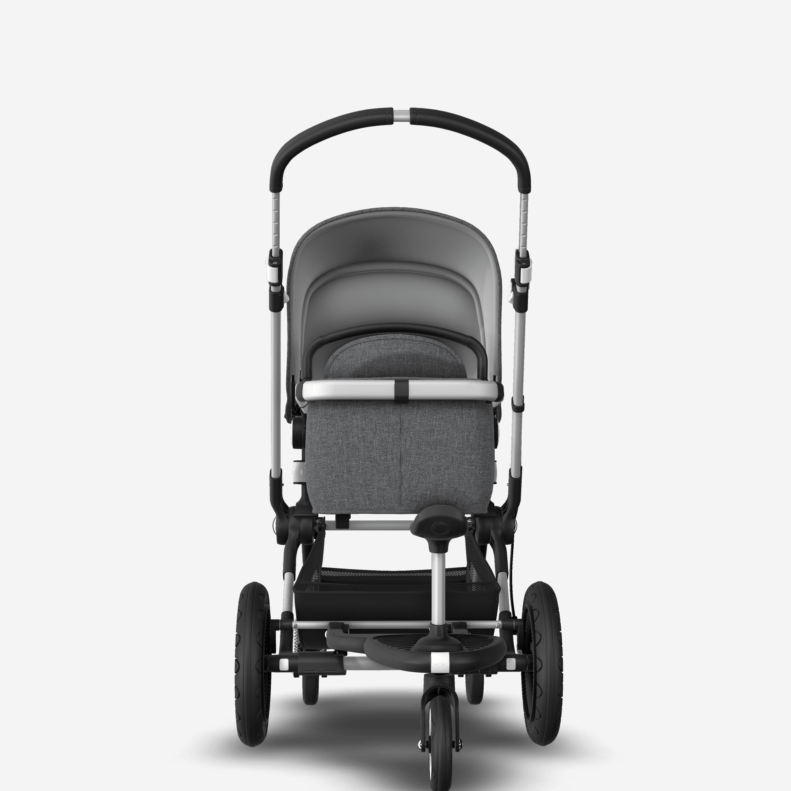 Bugaboo Cameleon 3 Plus sit and stand pushchair grey melange sun canopy, grey melange fabrics, aluminium base - Main Modal Image Slide 3 of 6
