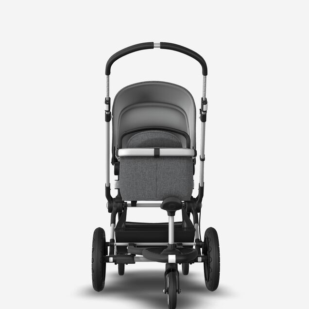 Bugaboo Cameleon 3 Plus sit and stand pushchair grey melange sun canopy, grey melange fabrics, aluminium base - Main Image Slide 3 of 6
