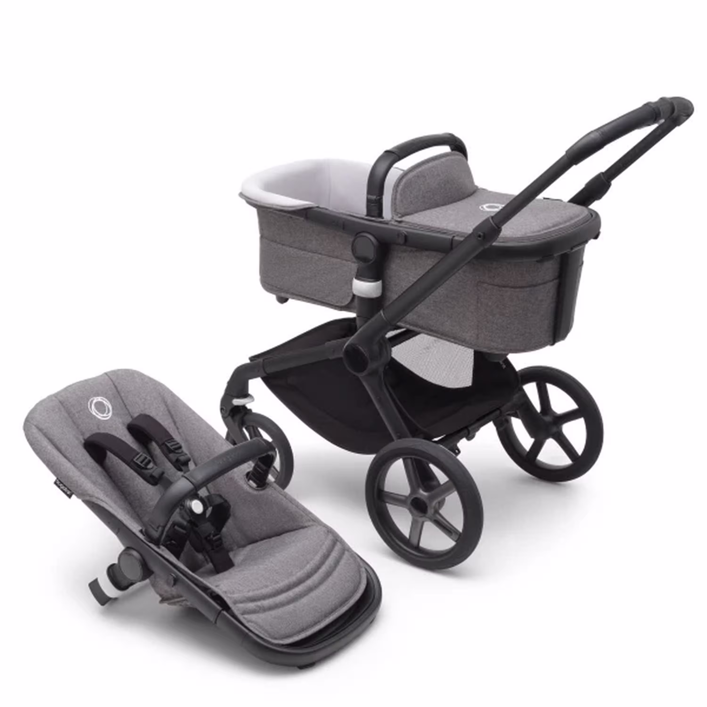 Refurbished Bugaboo Fox 3 base BLACK/GREY MELANGE - Main Modal Image Slide 1 of 2