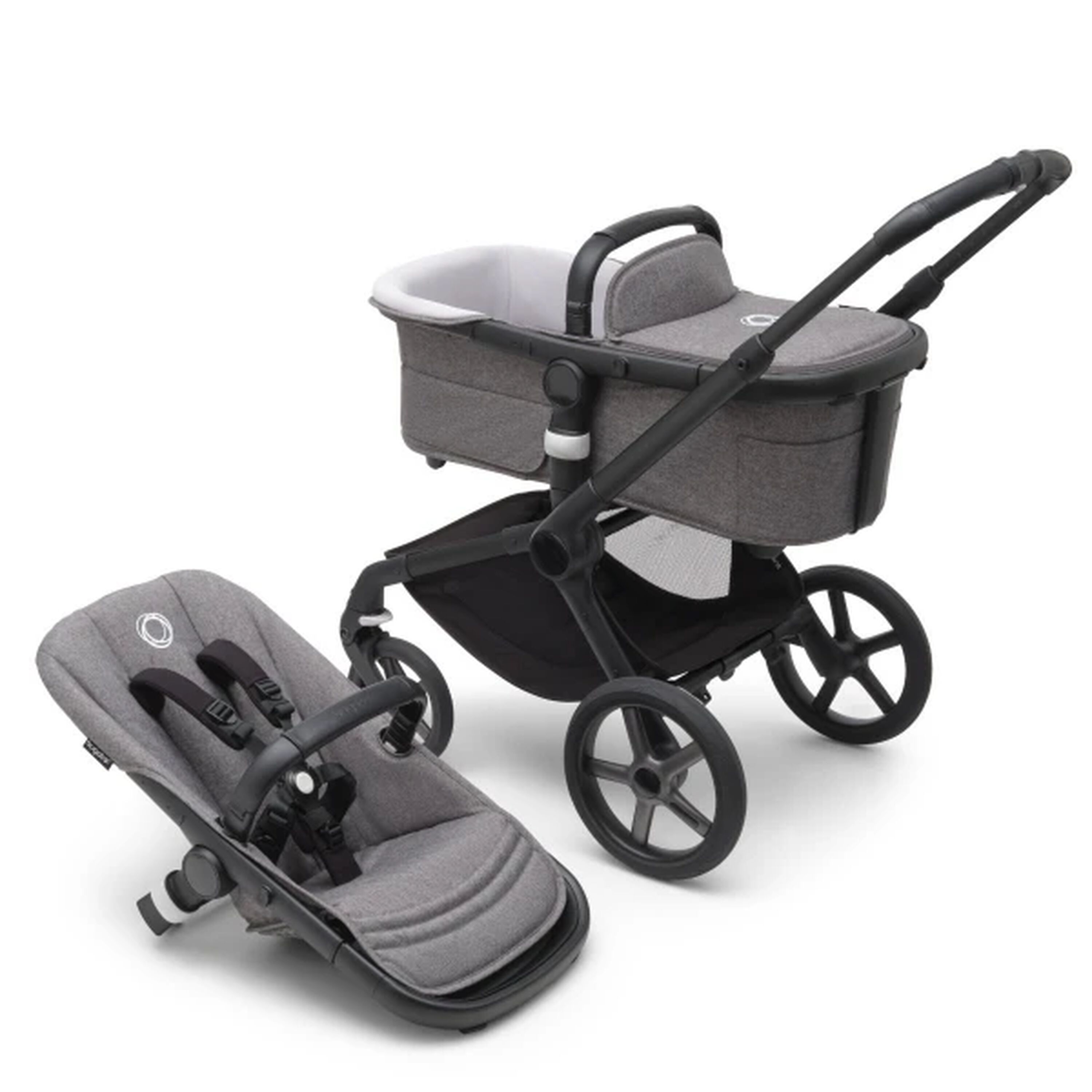 Refurbished Bugaboo Fox 3 base UK BLACK/GREY MELANGE - Main Modal Image Slide 1 of 2