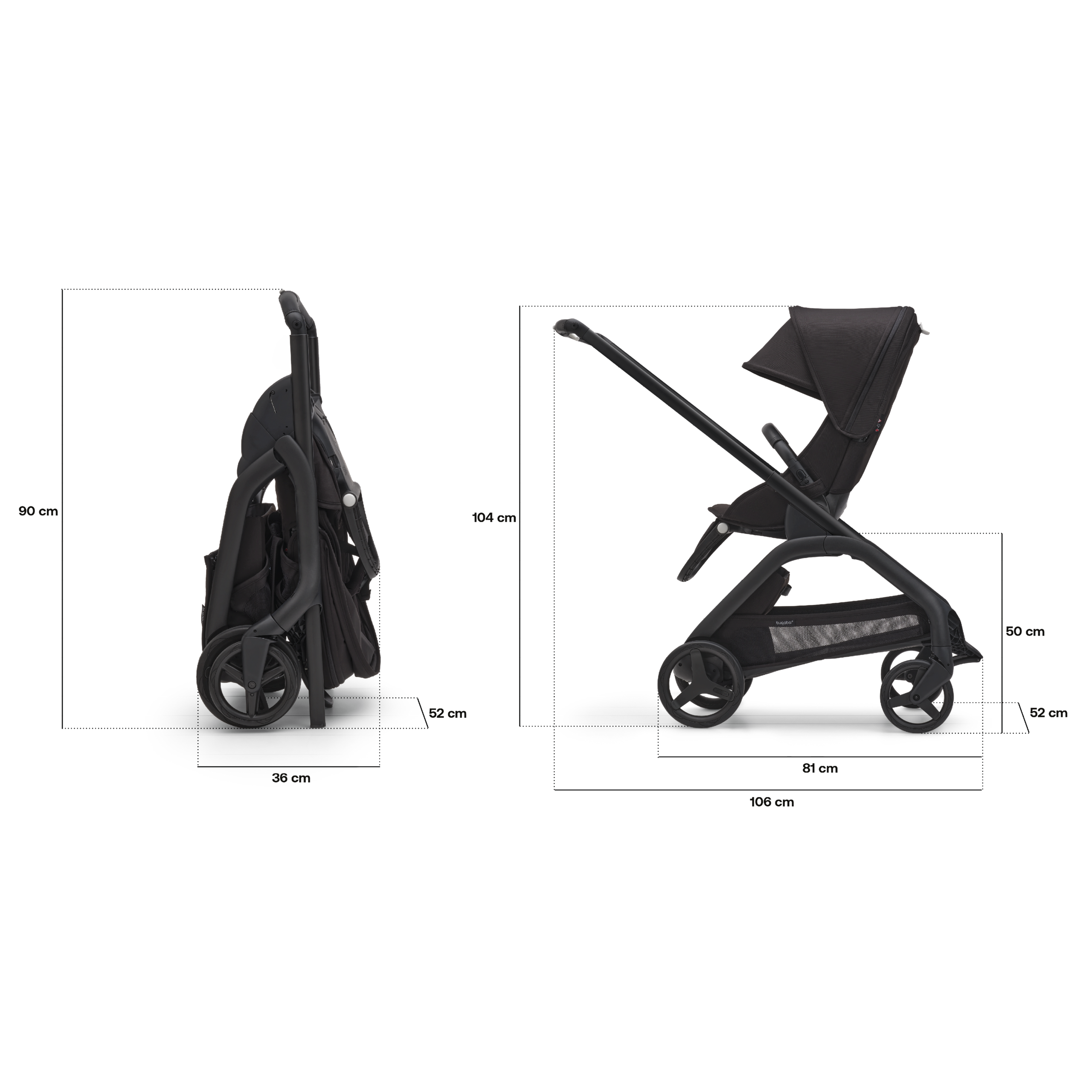 Refurbished Bugaboo Dragonfly seat stroller - Thumbnail Slide 5 of 12