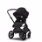 Bugaboo Fox 2 Seat and Bassinet Stroller black sun canopy, black style set, black chassis - Thumbnail Slide 4 of 6