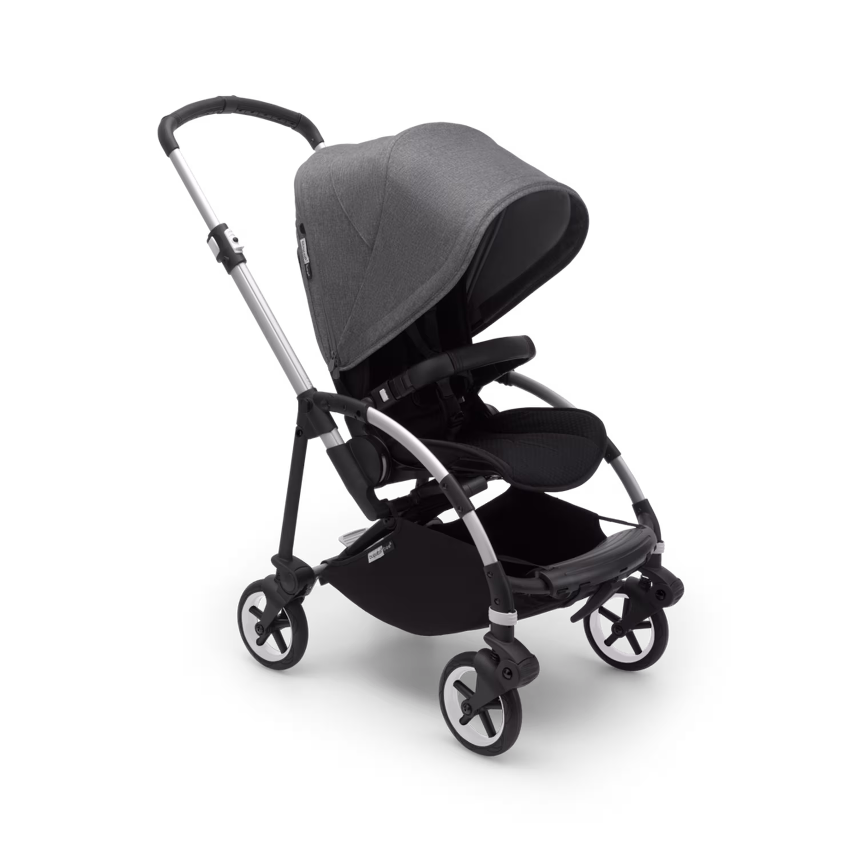 シルバーシャーシ＆ブラックシートファブリック＆グレーメランジサンキャノピー - Main Modal Image Slide 1 of 2