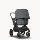 Fox 2, grey melange canopy,  grey melange style set, black chassis