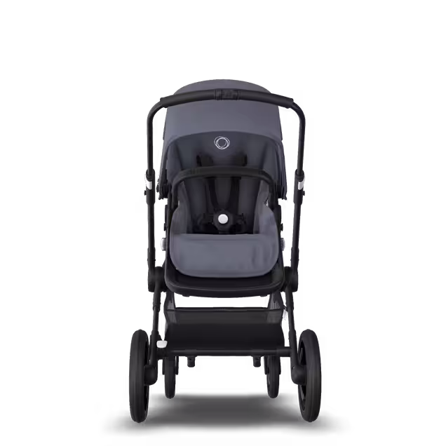 Bugaboo Fox 2 travel system steel blue sun canopy, steel blue fabrics, black base - Main Image Slide 8 of 15