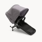 Bugaboo Donkey 5 Duo extension set complete MIDNIGHT BLACK- GREY MÉLANGE