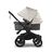 Bugaboo Donkey 5 Duo double stroller black base, grey mélange fabrics, misty white sun canopy - Thumbnail Slide 2 of 11