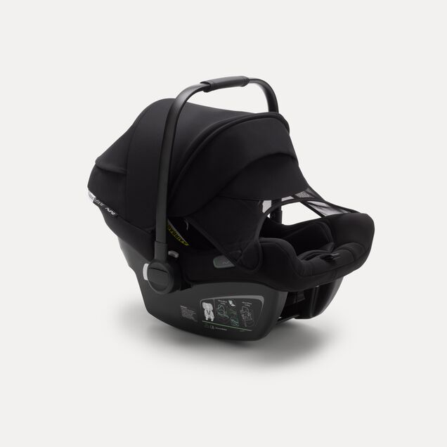 Bugaboo Donkey 3 Mono travel system black sun canopy, black fabrics, aluminium base - Main Image Slide 12 of 15