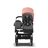 Bugaboo Donkey 5 Mono 2-in-1 stroller graphite base, grey mélange fabrics, morning pink sun canopy - Thumbnail Slide 2 of 11