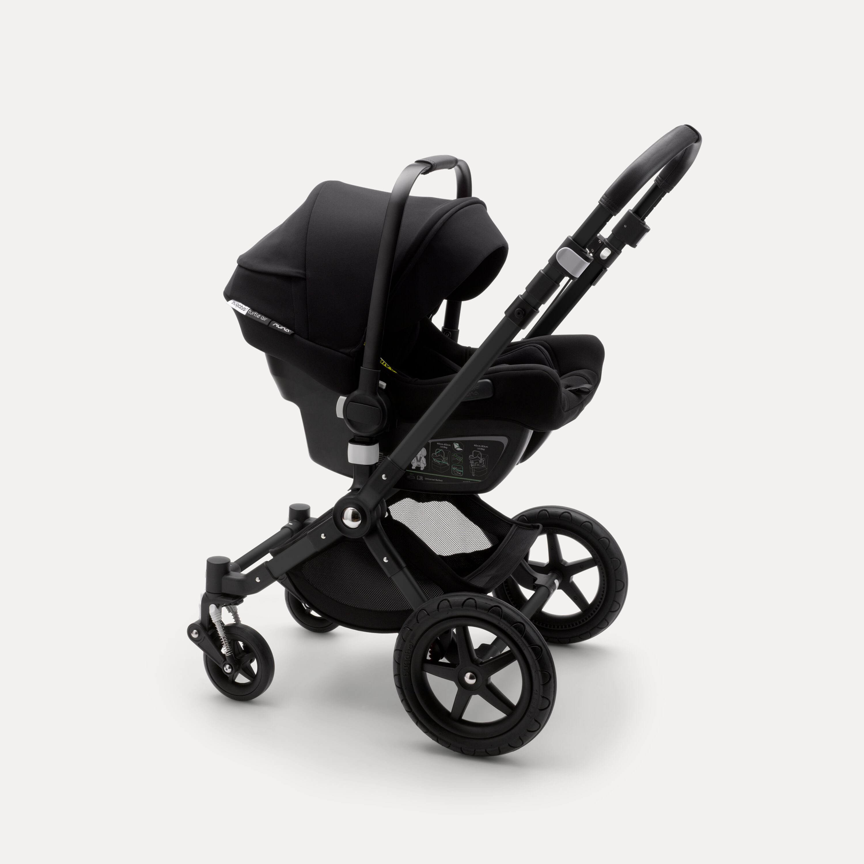 Bugaboo Cameleon 3 Plus travel system black sun canopy, black fabrics, black base - Main Modal Image Slide 6 of 8
