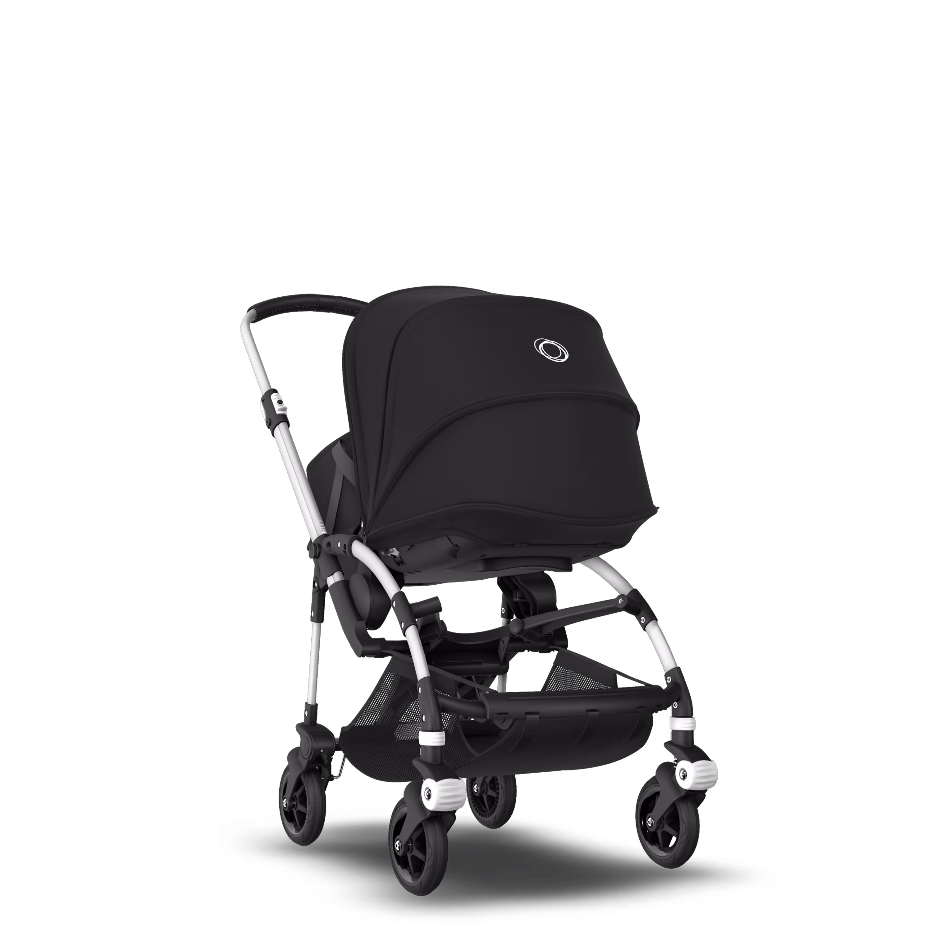 Bugaboo Bee 5 travel system black sun canopy, black fabrics, aluminium base - Main Modal Image Slide 2 of 15