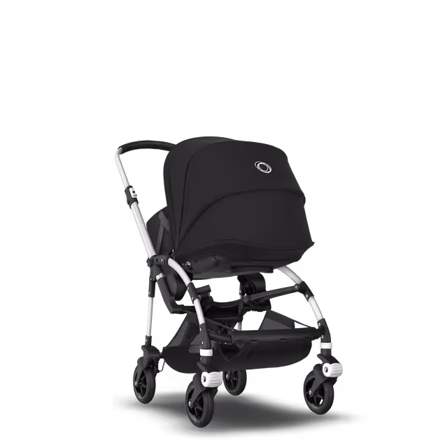 Bugaboo Bee 5 travel system black sun canopy, black fabrics, aluminium base - Main Image Slide 2 of 15