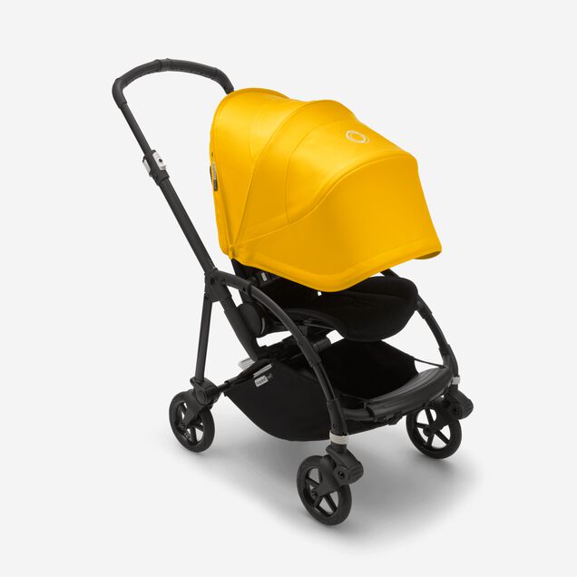 US - B6 bassinet stroller bundle black, black, lemon yellow - Main Image Slide 13 of 15