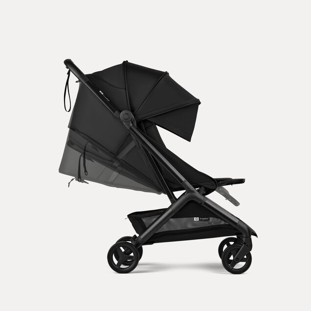 Bugaboo Butterfly 2 travel stroller black base, forest green fabrics, forest green sun canopy - Main Image Slide 5 of 8