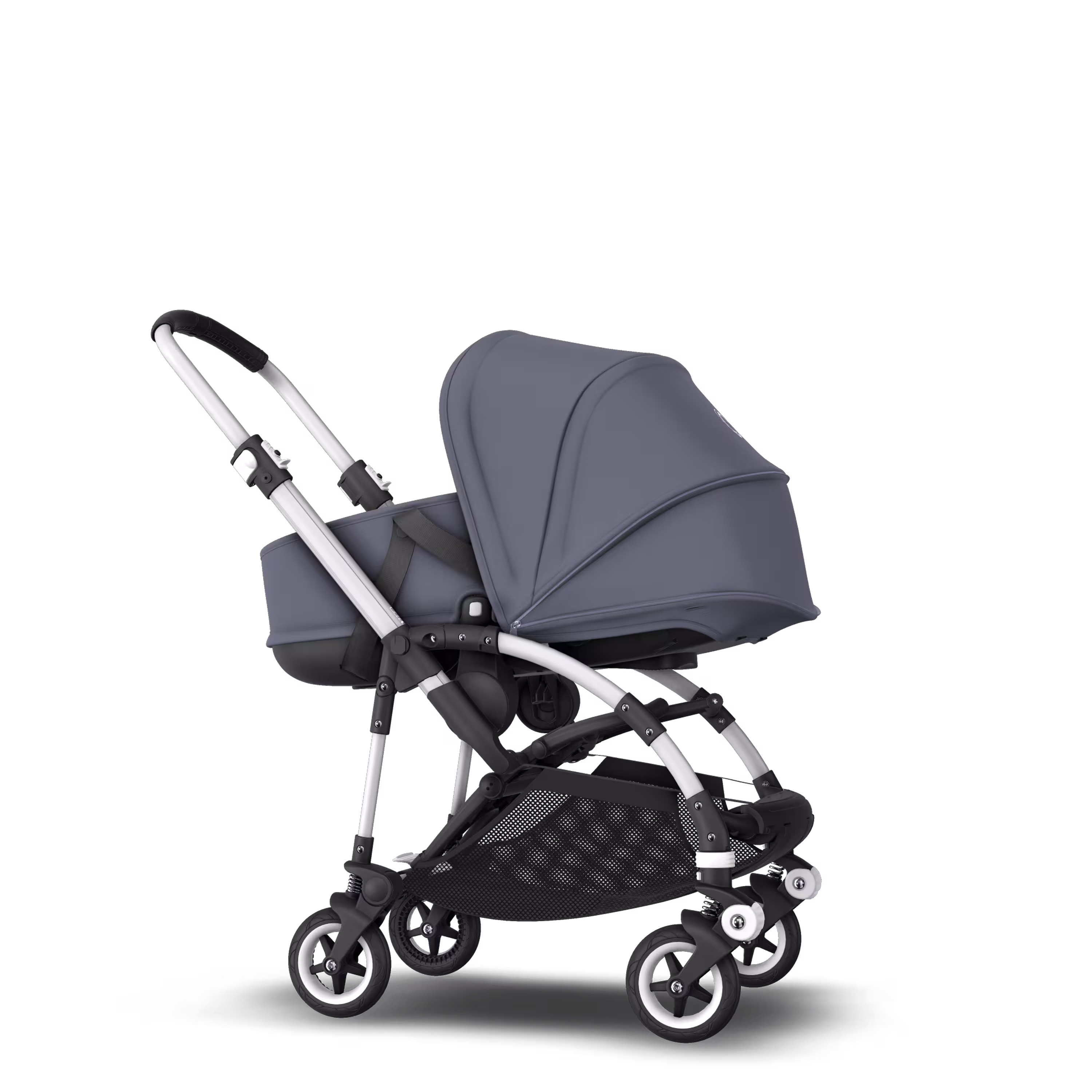 Bugaboo Bee 5 travel system steel blue sun canopy, steel blue fabrics, aluminium base - Main Modal Image Slide 5 of 15