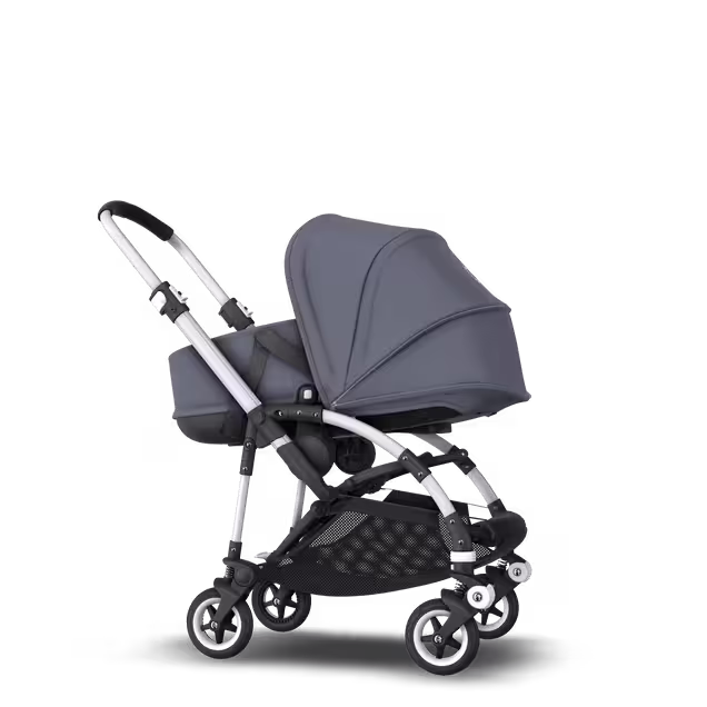 Bugaboo Bee 5 travel system steel blue sun canopy, steel blue fabrics, aluminium base - Main Image Slide 5 of 15